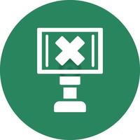 Railroad Crossing Creative Icon Design vector