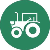 diseño de icono creativo de tractor vector