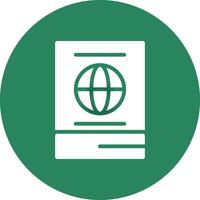 Passport Creative Icon Design vector