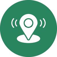 Location Pin Creative Icon Design vector