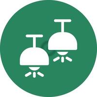 Ceiling Lamp Creative Icon Design vector
