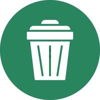 Trash Can Creative Icon Design vector
