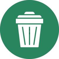 Trash Can Creative Icon Design vector