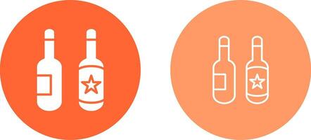 Beer Bottles Vector Icon