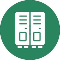 Lockers Creative Icon Design vector