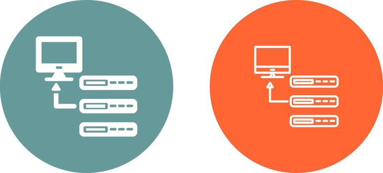 icono de vector de base de datos