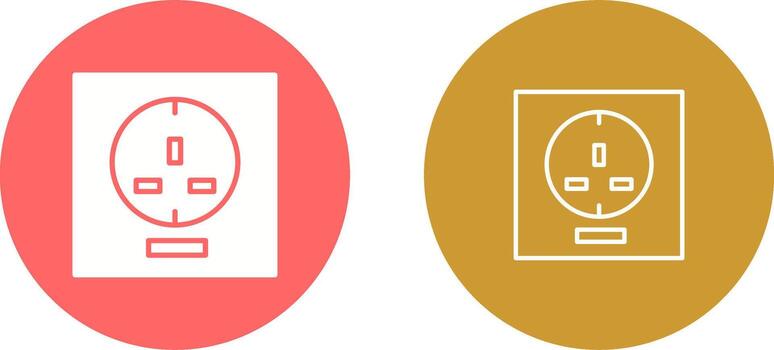 icono de vector de enchufe