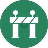 Barrier Creative Icon Design vector