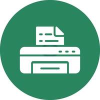 Printer Creative Icon Design vector