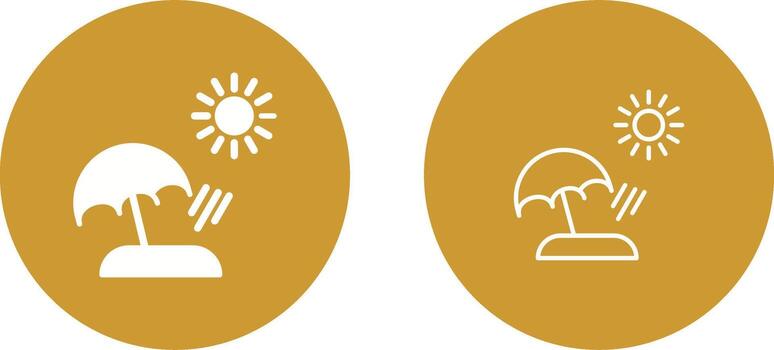 Beach Vector Icon