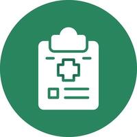 Medical Report Creative Icon Design vector