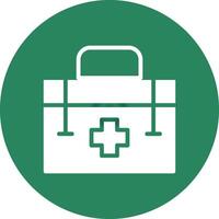 First Aid Kit Creative Icon Design vector