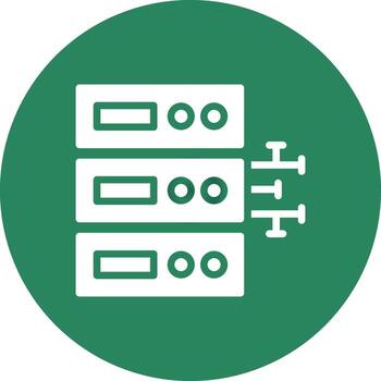 diseño de icono creativo de base de datos vector