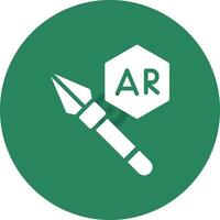 Ar Spear Throwing Creative Icon Design vector