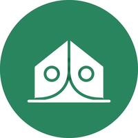 Tent Creative Icon Design vector