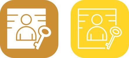 Business Key Vector Icon