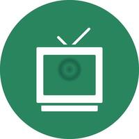 Television Creative Icon Design vector