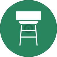 Stool Creative Icon Design vector