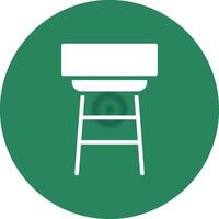 Stool Creative Icon Design vector