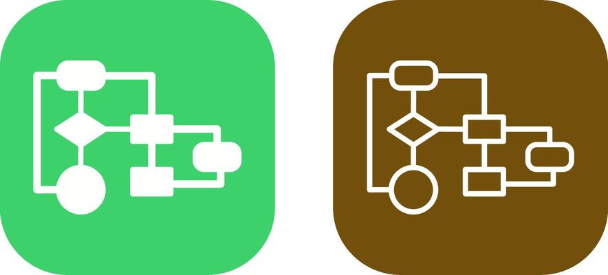 Flowchart Vector Icon