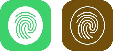 Fingerprint Vector Icon