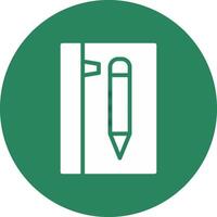 Pencil Case Creative Icon Design vector