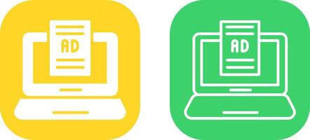 Internet Ads Vector Icon
