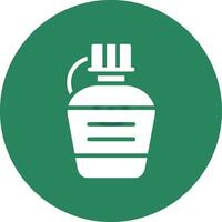 Water Bottle Creative Icon Design vector