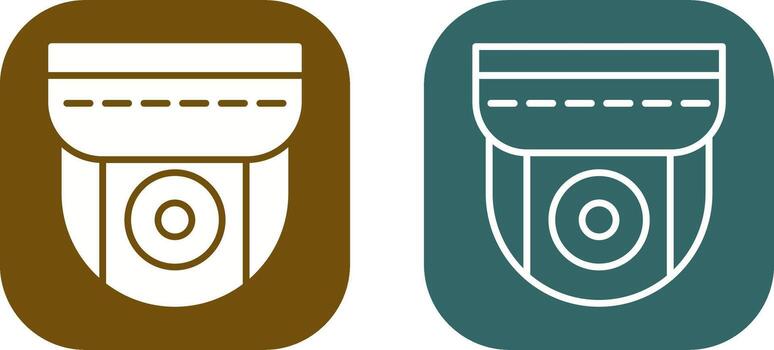 icono de vector de cámara de seguridad