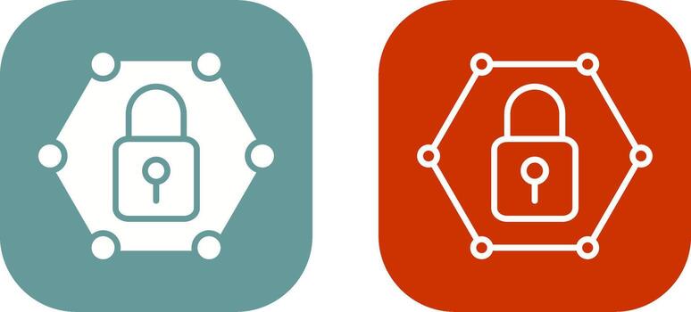 icono de vector protegido