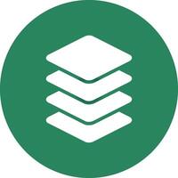Layers Creative Icon Design vector
