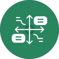Grid Matrix Creative Icon Design vector