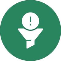 Filtering Creative Icon Design vector