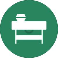 Tea Table Creative Icon Design vector