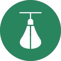 Punching Ball Creative Icon Design vector
