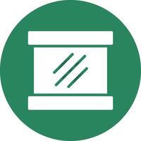 Mirror Creative Icon Design vector