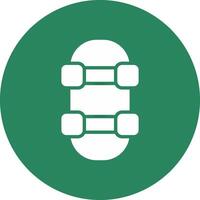 Skateboard Creative Icon Design vector