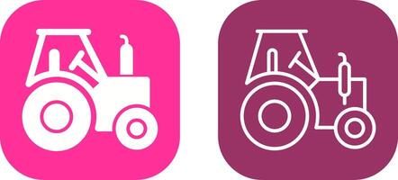 icono de vector de tractor