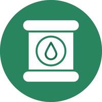 Waste Oil Creative Icon Design vector