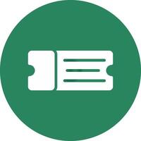 Ticket Creative Icon Design vector