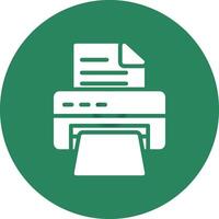 Printer Creative Icon Design vector