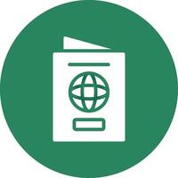 Passport Creative Icon Design vector