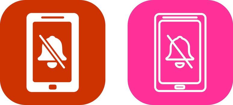 Notification Mute Vector Icon