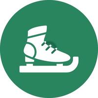 diseño de icono creativo de patines de hielo vector