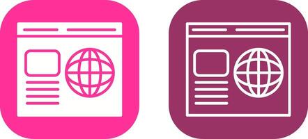 Webpage Vector Icon