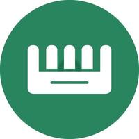 Comb Creative Icon Design vector