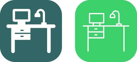 Working Desk Vector Icon