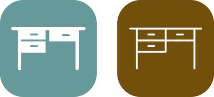 Table with Drawers II Vector Icon