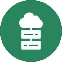 Cloud Storage Creative Icon Design vector