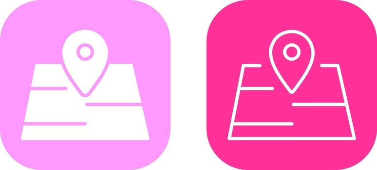 icono de vector de mapa